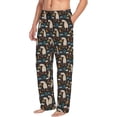 thumbnail image 2 of Daiia Cute Alpaca Men's Sleep Pant with Pockets and Drawstring,Pajama Pants-X-Large, 2 of 9