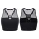 thumbnail image 3 of Mujer Yoga Fitness Stretch Entrenamiento Camiseta sin mangas Costuras de malla Sujetador deportivo acolchado (S), 3 of 8