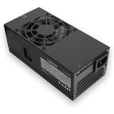 Apevia TFX-PFC400W TFX 400W Fixed Cables, Full Range Active PFC Computer Power Supply