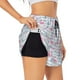 thumbnail image 1 of Balery Flamingo and Pineapple Pantalones cortos deportivos para mujer con forro y dos bolsillos, elásticos, para entrenamiento, gimnasio, yoga-Small, 1 of 7