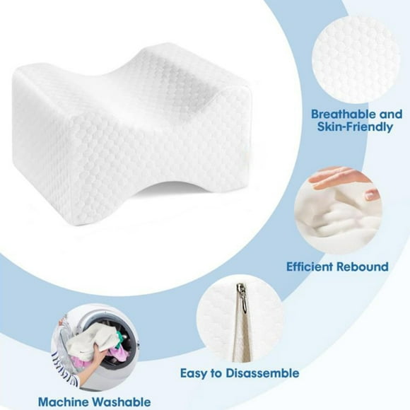 Yhmxh Pillows-Throw Pillows Thick Pillow Side Sleeping Pillow Memory Pillow Orthopedic Leg Pillow Maternity Leg Pillow Side Sleeper Memory P illow