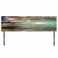 thumbnail image 3 of Fantasy Headboard, Different Sky Celestial Events with an Eagle Thunderstorm Clouds Outer Space Image, Upholstered Decorative Metal Bed Headboard with Memory Foam, King Size, Multicolor, by Ambesonne, 3 of 4