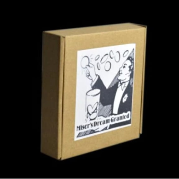 Miser's Dream Granted Gimmick Magic Trick Coin Appear Vanish Magie Magician Close Up Accessories Mentalism Illusion