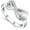 NO.6, variant on NO.6-NO.10 Cremation Jewelry Infinity Love Heart Urn Ring for Human Pet Ashes Holder Urn Keepsake Memorial Ring for Women