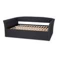 thumbnail image 3 of Bowery Hill Modern Fabric Upholstered Queen Size Daybed in Dark Gray, 3 of 8