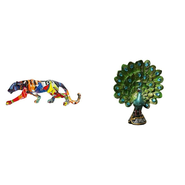 Figura decorativa de , estatua de resina, adorno de escritorio, accesorio decorativo finamente elaborado, ideal para sala de estar u oficina.