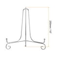 thumbnail image 2 of Unique Bargains 2Pack 10 Inch Plate Stands for Display Iron Folding Easel Plate Holders, Silver, 2 of 5