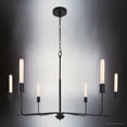 thumbnail image 3 of Luxury Modern Chandelier, Matte Black, ULB2320, 3 of 4