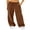 Brown, variant on Douhoow Wide Leg Sweatpants for Women Elastic High Waist Baggy Pants Teen Girls Straight Leg Trousers
