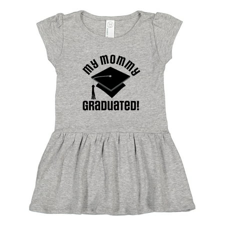 

Inktastic My Mommy Graduated College Graduate Gift Toddler Girl Dress