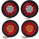 thumbnail image 1 of 2x Car Round Led Taillights Waterproof 16led For Truck Trailer Lorry Car Accessories 16 Led Car Round Taillights Multifunctional, 1 of 5