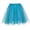🔥 Light Blue, variant on Gifts Sequin Paillette Three-Layer Puffy Mini Skirt Elastic Waist Shimmer Mesh Tulle Party Dance Performance Skirt Club Costume Stage Show Festival Outfit With Lining