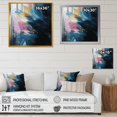 thumbnail image 4 of Designart "Pink And Blue Exploring The Unseen II" Modern Geometric Canvas Wall Art, 4 of 5