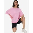 thumbnail image 4 of Women's Plus Size T Shirts Oversized Tees Summer Half Sleeve Crew Neck Tunic Tops, 4 of 6