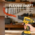 thumbnail image 4 of 20V MAX Cordless Drill Set with Battery & Charger, 280 in-lbs Power Drill Kit, 2-Speed (0-1400 RPM), 21+1 Torque, 3/8" Keyless Chuck, 30pc Drill/Driver Bits, LED Light for Wood/Metal/Concrete(Yellow), 4 of 10