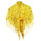 thumbnail image 2 of Bufanda para mujer, capa de noche, bufanda informal, ligera, elegante, con lentejuelas, bufanda nupcial, chal de lentejuelas, capa para fiesta, noche, Amarillo, 2 of 7