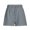Gray, variant on Pntutb Best Womens Shorts Solid Color Casual Wide Leg Loose High Waist Lace Up Pants