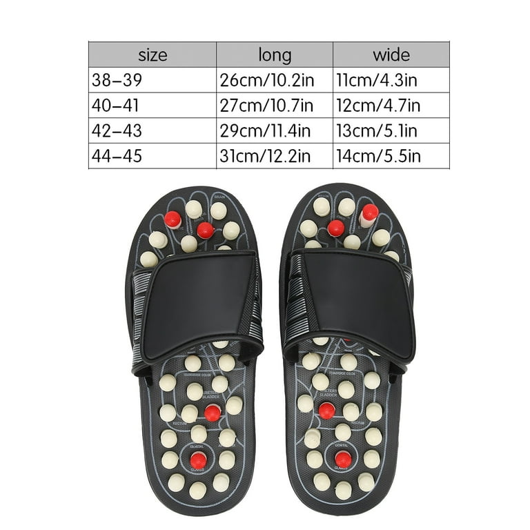 Magnetic Acupoint Foot Massage Sandals - Portable Folding Reflexology Slippers For Circulation