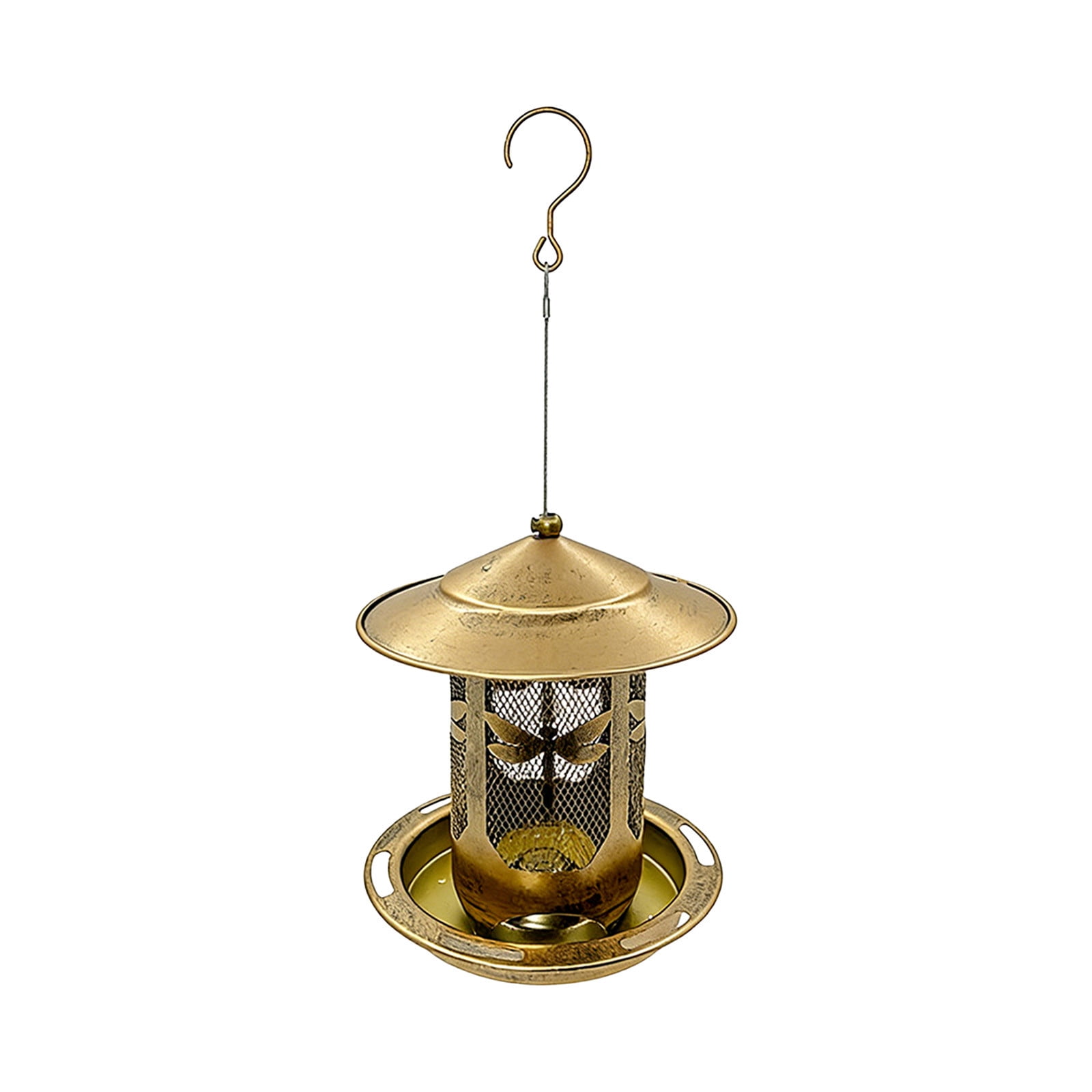 Viflosae Crow Feeder Hopper Feeders Hummingbirds Feeder Suitable For Outdoor Gardens And Patios Metal Crafts Butterflys Feeder Birds Wrought Iron Feeder