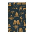 thumbnail image 7 of XMXT Japanese Noren Doorway Room Divider Curtain,Egyptian Cultural Graffiti Restaurant Closet Door Entrance Kitchen Curtains, 34 x 56 inches, 7 of 7