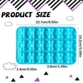 thumbnail image 3 of Silicone Mold,Dog Bone Silicone Ice Cube Tray Mold,Ice Cube Tray,Bone Shape,Food-Grade Platinum Silicone for Candy,Resin Crafts,Fondant & Baking,Dishwasher Safe,Non-Stick Flexible,18-Cavity,Blue, 3 of 9