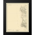 thumbnail image 2 of USGS 19x24 Black Modern Framed Museum Art Print Titled - Guadalupe California Quad - USGS 1905, 2 of 5