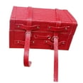 thumbnail image 5 of Dollhouse Mini Suitcase 1/12 Scale Doll Accessories Toy for Micro Landscape Red, 5 of 8