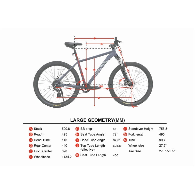 Ozark Trail M.2 Ridge 27.5 Mountain Bike, Large Frame photo 5