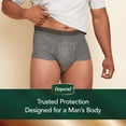 thumbnail image 6 of Depend Real Fit Disposable Underwear Male Waistband Style Large / X-Large, 55427, 50, 24 Ct, 6 of 7