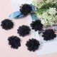 thumbnail image 4 of 16 piezas de flores de gasa azul marino, apliques de tela de gasa para coser, flores de tela de malla, apliques de tela para coser, parches decorativos 3D, 4 of 7