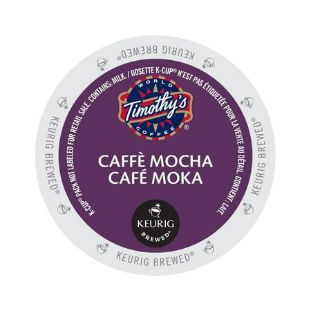Timothy's Caffe Mocha, K-cup Portion Pac