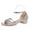 Silver, variant on TUOBARR Womens Heels Sandals, Women's Open Toe Wedding Heels Silver