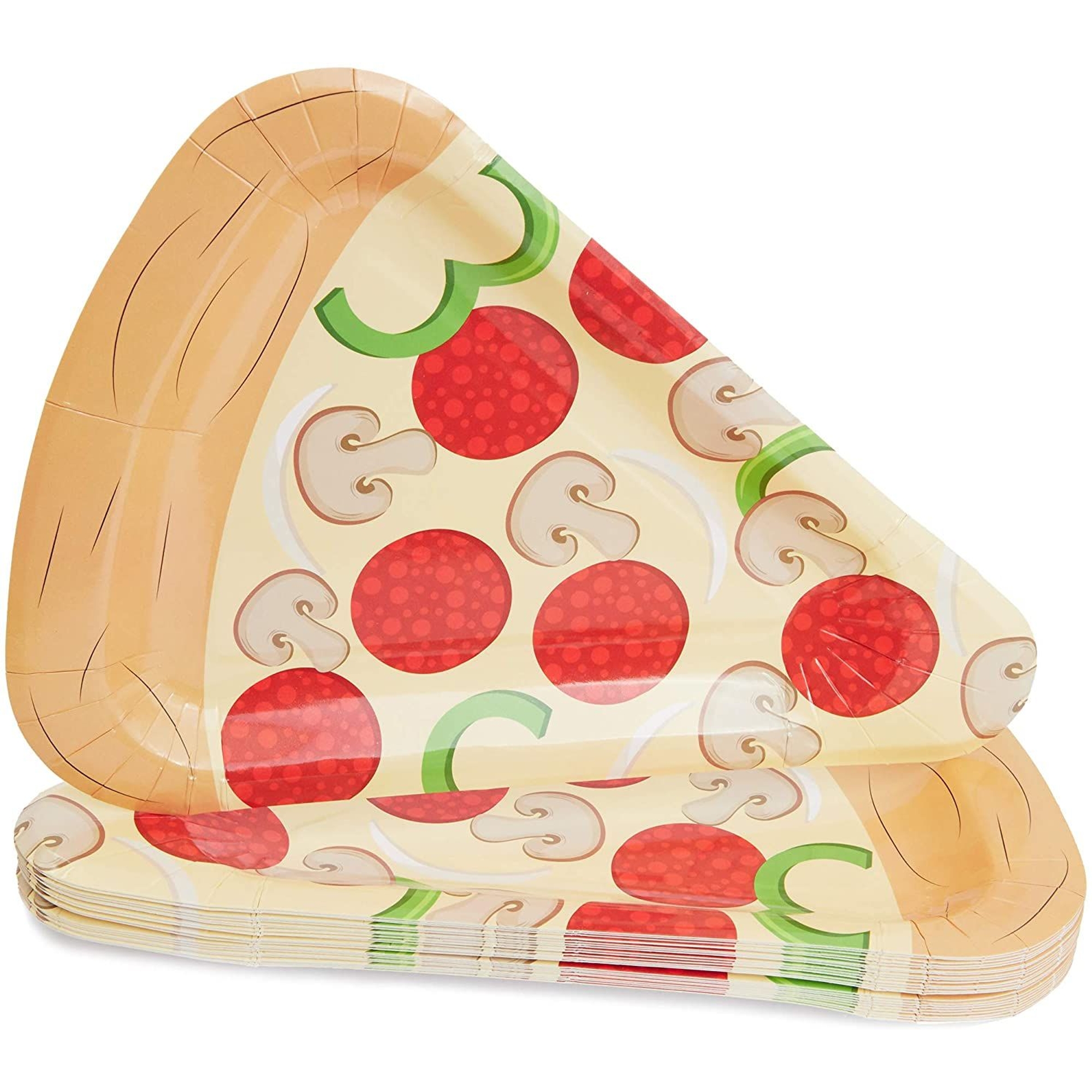 Pizza Party Supplies Kit, Includes Plates, Napkins and Cups (Serves 24 Guests) - image 5 of 8