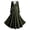 /c4Green26, variant on Huowey Women Halloween Witch Gothic Skeleton Dresses Flowy Elegant Cosplay Party Gown Long Sleeve V-Neck Soft Photo Dress,,S