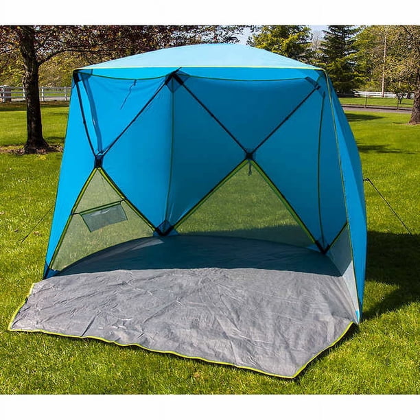 Old Bahama Bay Portable Beach Tent: Pop Up Shade Canopy Shelter