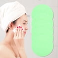 thumbnail image 3 of Unique Bargains 5 Pcs Compressed Facial Sponge Round Reusable Cleansing Puff Light Green, 3 of 5