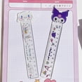 thumbnail image 4 of 12cm Cute Sanrio Ruler Cartoon Cinnamonroll Kuromi My Melody Transparent Ruler Primary School Student Stationery Measuring Tool, 4 of 6