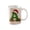 A, variant on Letter M Christmas Initial Mug, Ceramic Monogram Coffee Cup for Cocoa, Tea, Home Drinkware, Office Desks, and Personalized Holiday Gift Giving