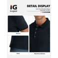 thumbnail image 6 of Iceglad Men's Polo Shirts Short Sleeve Casual Slim Fit Shirts, 6 of 10
