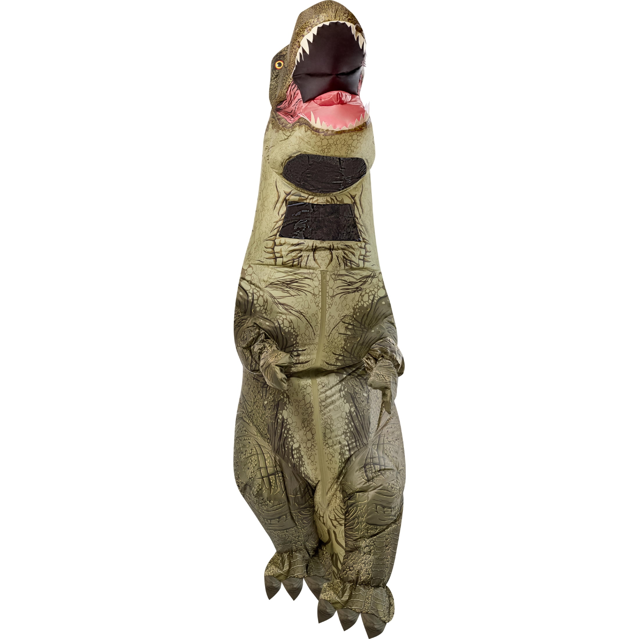 Jurassic World T-Rex Inflatable Halloween Costume for Adults, Unisex One Size Fits All (28-42), by Rubies