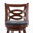 thumbnail image 6 of Boraam Seina 24in. High Back Swivel Wood Counter Stool, Cherry Finish, 6 of 9