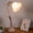 Pink, variant on 110V 6-10W Elegant Tiffany Style Table Lamp Glass Flower Shaped Desk Light Green Applicable Area 5-10m² 19.6*5.9in for Bedrooms, Dining Rooms, Study Rooms