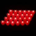 thumbnail image 4 of 24 Pieces Fake Tealight Candles Battery Operated Tea Lights Ornament Small Desktop Adornment Lighting Ornaments for Scene Layout Type 6, 4 of 7