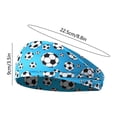 thumbnail image 4 of Kdkad Football Headband for Women & Men, Non-Slip Soccer Sports Hair Band 8.8×3.5 Inch, Stretch Nylon Game Day Outfit Accessory, High Grip Sweatband for Running Workout, 10 Colors, 4 of 7