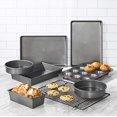 thumbnail image 2 of Chicago Metallic Professional Non-Stick 8-Piece Bakeware Set, Silver, 2 of 6