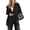 Black, variant on PRETTYGARDEN Women's Long Cardigans Hooded Chunky Sweaters Cozy Knit Jacket, Button up, Loose Fit, Pockets, Fall Coats, Trendy Casual, Going Out, Holiday Outfits, Winter Clothing