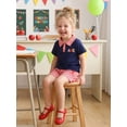 thumbnail image 5 of BemeyourBBs Toddler Baby Boys Back to School Outfit Baby First Day of School Outfits 2 3 4 5 6 7 Years Short Sleeve Embroidery Alphabet Shirt Plaid Shorts Set Toddler Boy Kindergarten Summer Outfit, 5 of 9