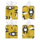 thumbnail image 2 of Balery Cartoon Bear Yellow Porta Pañuelos de Cuero con Estampado – Funda Moderna Cuadrada para Caja de Pañuelos, Dispensador 5x5x5'', 2 of 7
