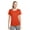 Deep Orange Heather, variant on Sport-Tek Scoop Neck Tee (LST360) Blue Wake Heather, 2XL