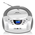 thumbnail image 1 of Reproductor de CD Boombox LONPOO Portable con FM/USB/Bluetooth Blanco, 1 of 7